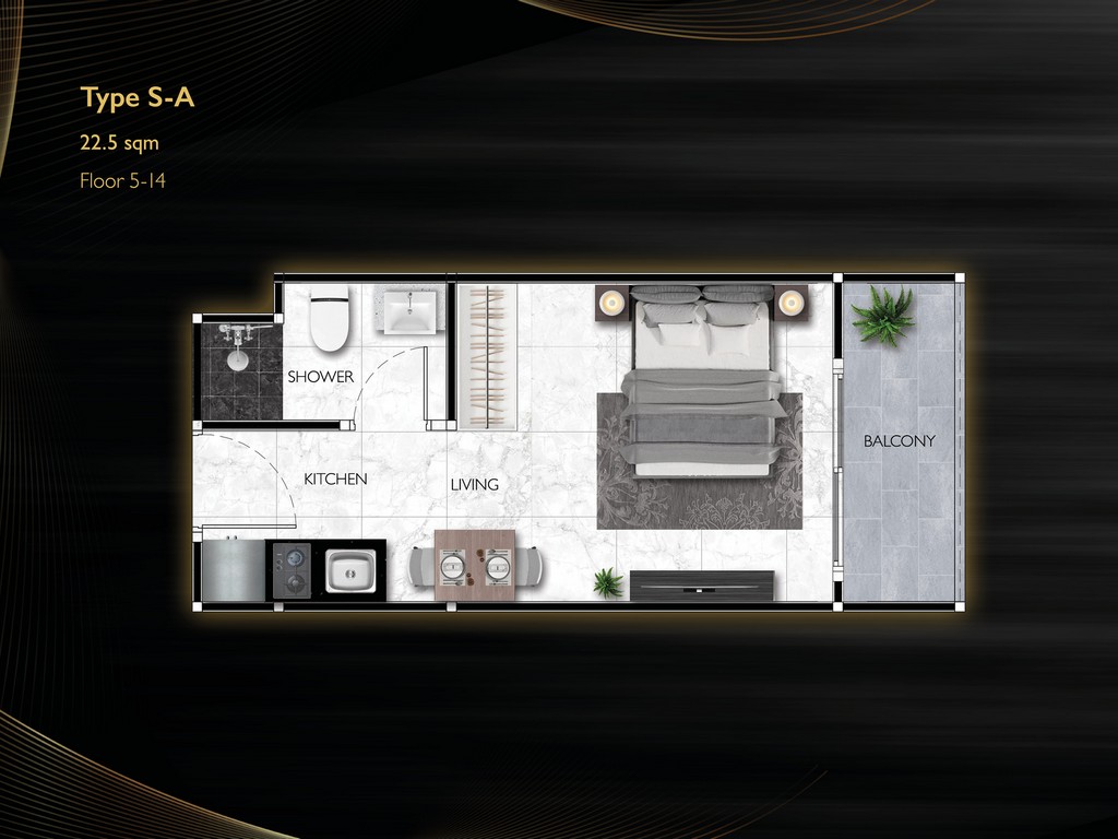 Studio unit plan