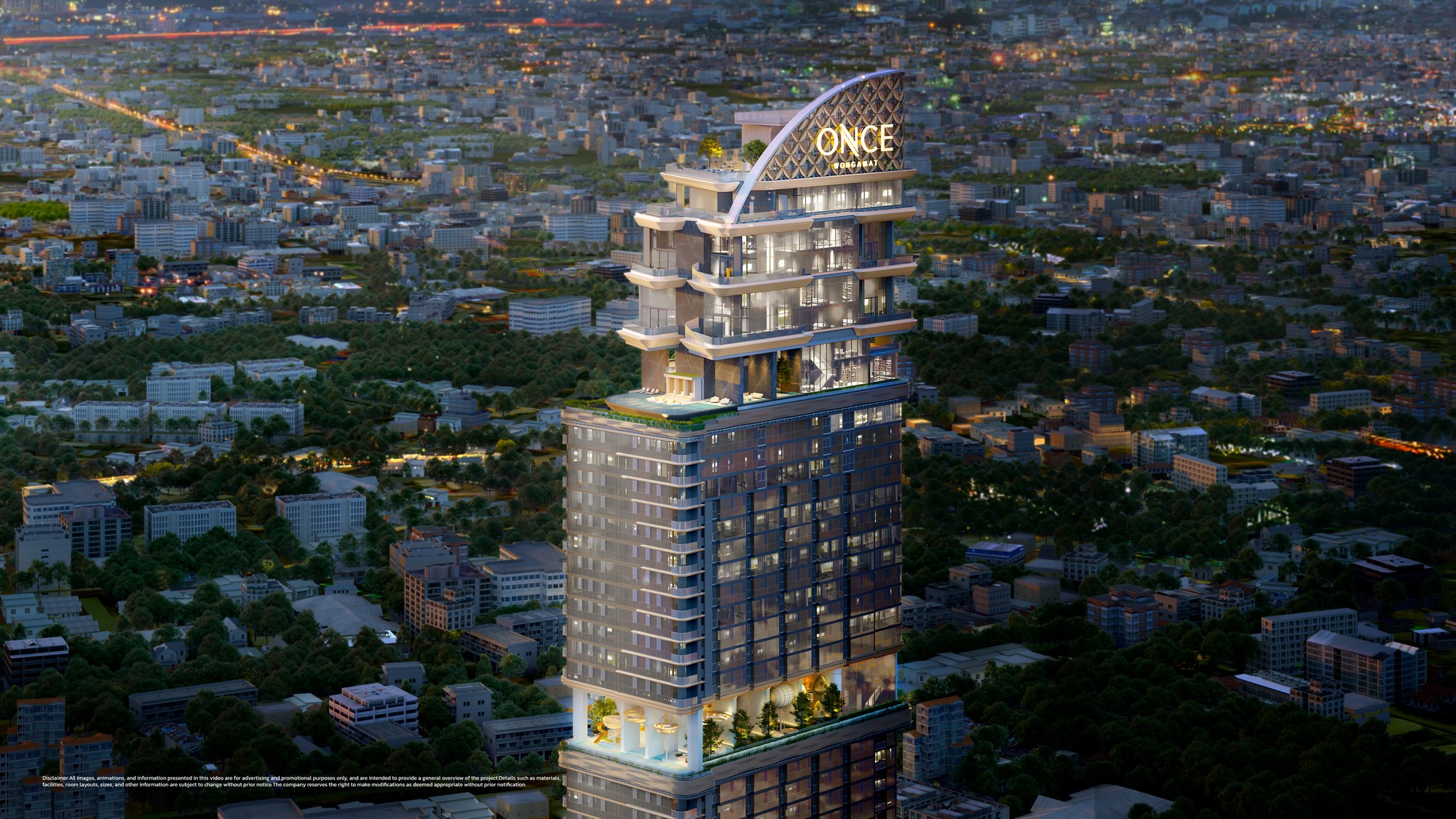 ONCE Wongamat skyline