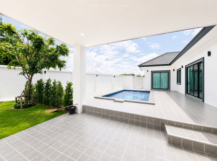 ✨ ขายบ้านเดี่ยว Pool Villa สร้างใหม่ | ทุ่งกลม–ตาลหมัน ซอย 12 ✨ – ภาพหลัก – Jomtien – #9P-16207