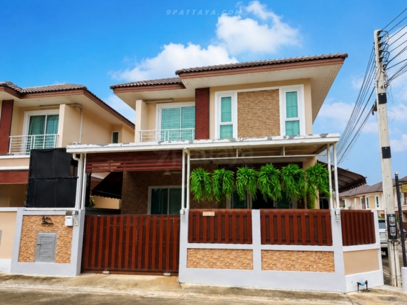 ✨ ขายด่วน บ้านเดี่ยว 2 ชั้นหลังมุม | Grand PMC 7 หนองปรือ | ใกล้มอเตอร์เวย์ ✨ – ภาพหลัก – East Pattaya – #9P-16409