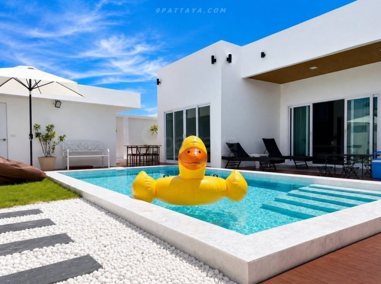 ✨ ขาย Pool Villa Pattaya | บ้านใหม่เพิ่งสร้างเสร็จ พร้อมสระว่ายน้ำส่วนตัว ✨ – ภาพหลัก – Jomtien – #9P-16648