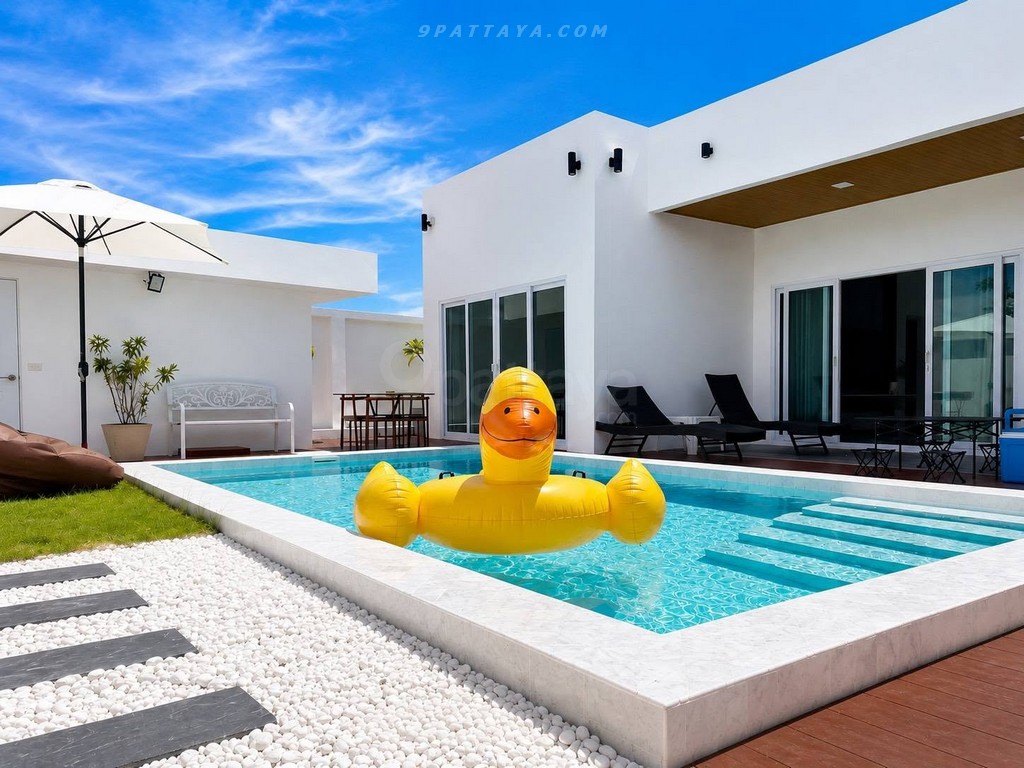 ✨ ขาย Pool Villa Pattaya | บ้านใหม่เพิ่งสร้างเสร็จ พร้อมสระว่ายน้ำส่วนตัว ✨ – ภาพหลัก – Jomtien – #9P-16648