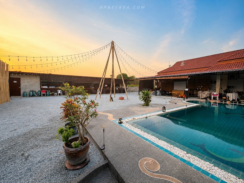 ✨ ขายบ้านเดี่ยวพร้อมสระว่ายน้ำ | ใกล้ฟาร์มจระเข้พัทยา ✨ – ภาพหลัก – North Pattaya – #9P-16659