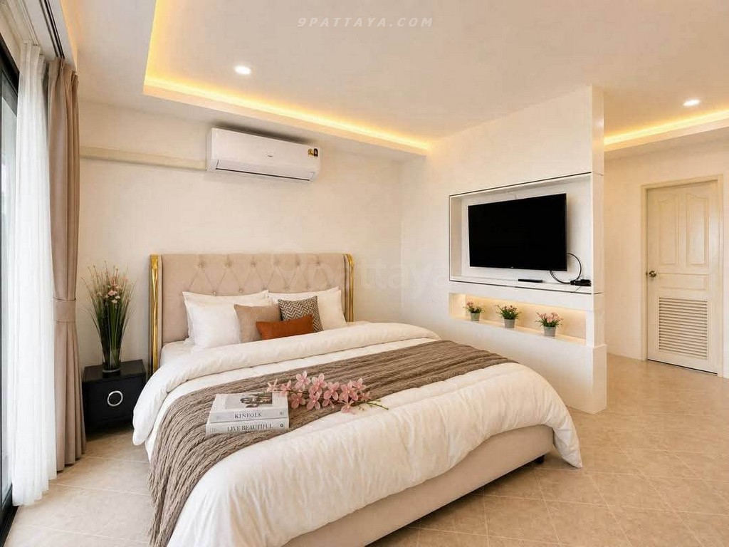 ✨ ให้เช่าบ้านพูลวิลล่า 2 ชั้น | หมู่บ้านปาล์มสปริง สยามคันทรี พัทยา ✨ – ภาพที่ 4 – East Pattaya – #9P-16718