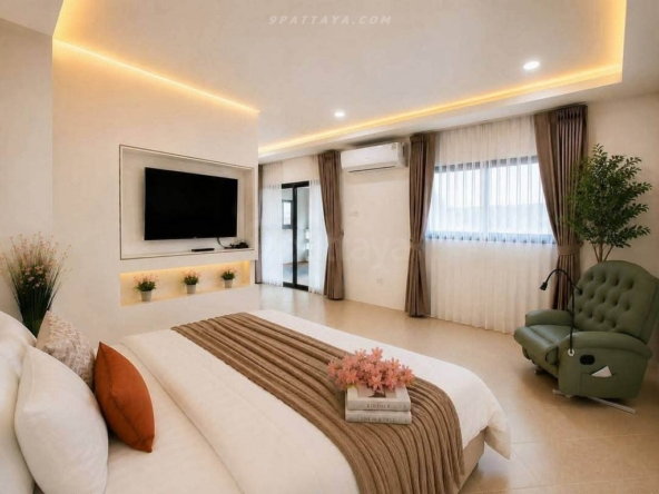 ✨ ให้เช่าบ้านพูลวิลล่า 2 ชั้น | หมู่บ้านปาล์มสปริง สยามคันทรี พัทยา ✨ – ภาพที่ 8 – East Pattaya – #9P-16718