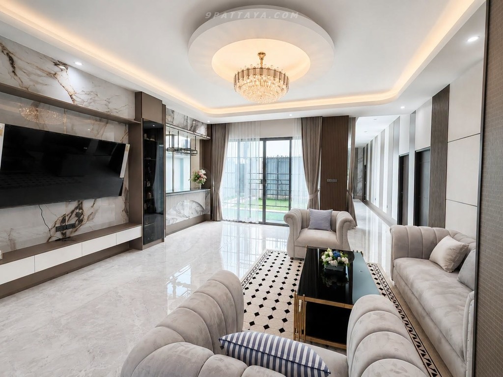 ✨ ขาย Luxury Pool Villa Pattaya | Modern Marble Style ✨ – ภาพหลัก – Central Pattaya – #9P-16810