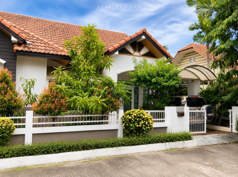 ✨ ขายบ้านเดี่ยวชั้นเดียว | Mike Orchid Villa ซอยวัดบุญสัมพันธ์ ✨ – ภาพหลัก – East Pattaya – #9P-16847