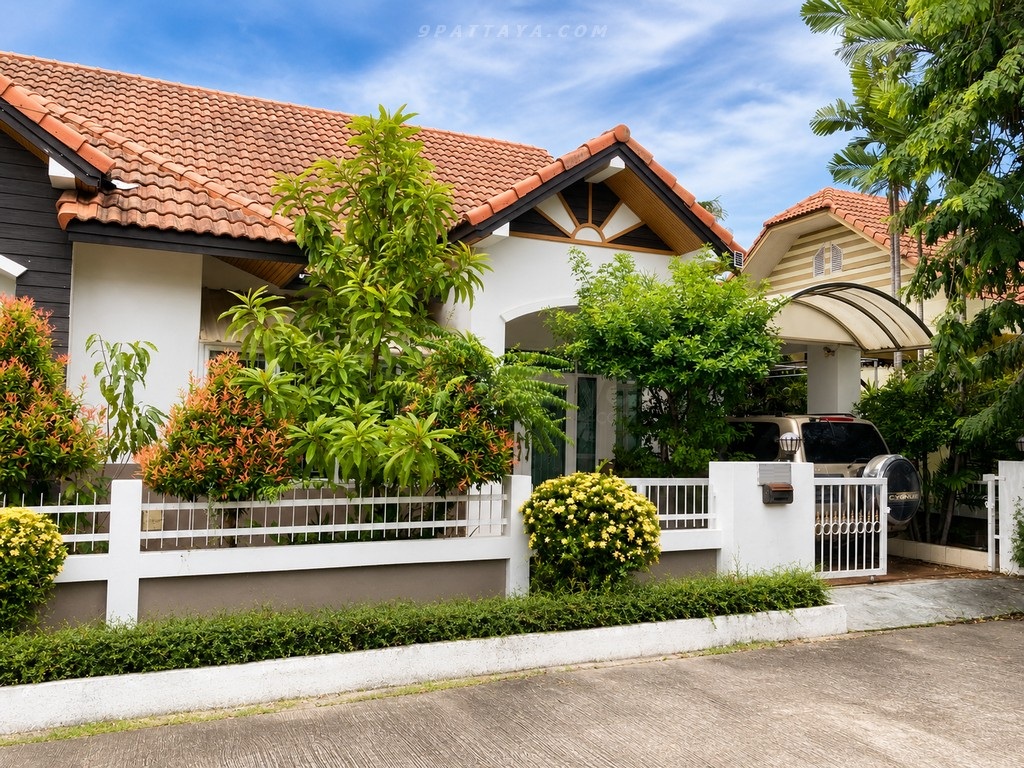 ✨ ขายบ้านเดี่ยวชั้นเดียว | Mike Orchid Villa ซอยวัดบุญสัมพันธ์ ✨ – ภาพหลัก – East Pattaya – #9P-16847