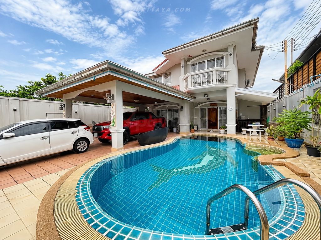 ✨ ขาย / ให้เช่า บ้านเดี่ยวพร้อมสระ | View Point Village | ใกล้จอมเทียน ✨ – ภาพหลัก – Jomtien – #9P-16968