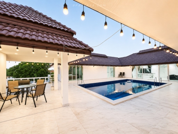 ✨ ขาย Luxury Pool Villa ใกล้โรงเรียนนานาชาติ Tara Pattana | 9 ห้องนอน | บริษัทไทย ✨ – ภาพหลัก – Jomtien – #9P-17018